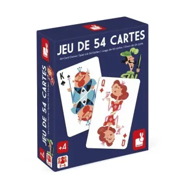 Jeu de 54 cartes illustrées