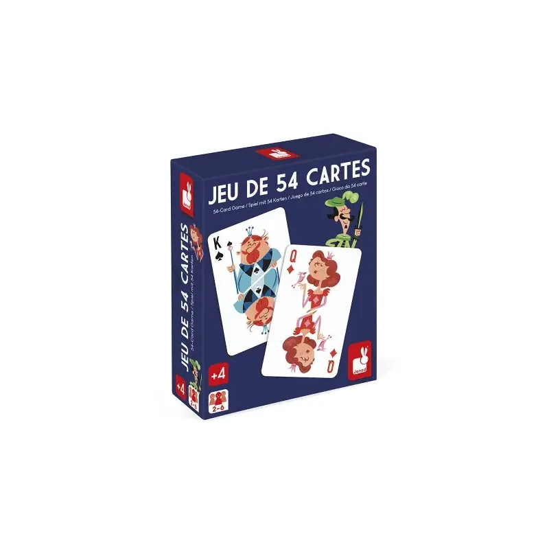 Jeu de 54 cartes illustrées