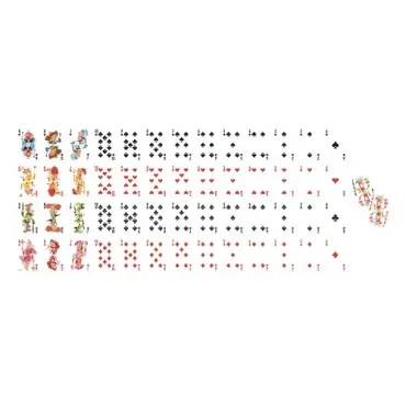 Jeu de 54 cartes illustrées