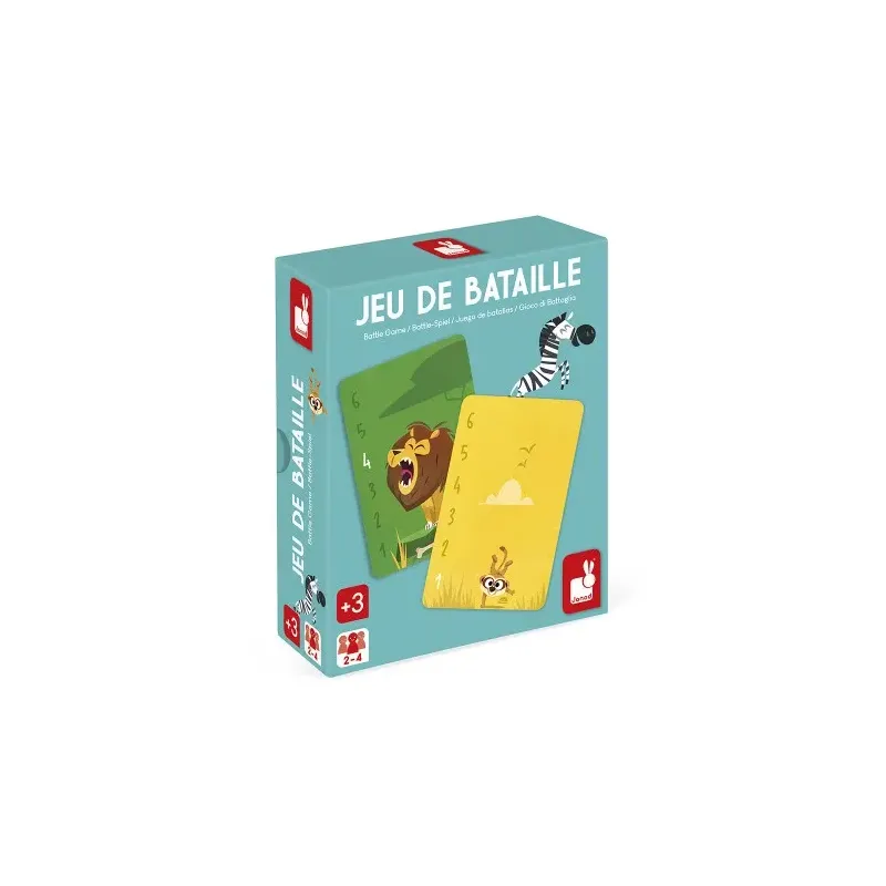 Jeu de bataille - Animaux de la savane