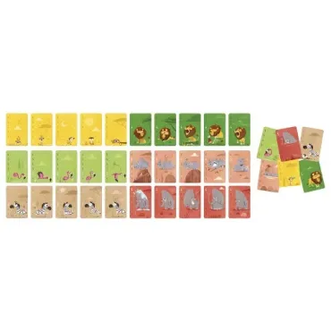 Jeu de bataille - Animaux de la savane