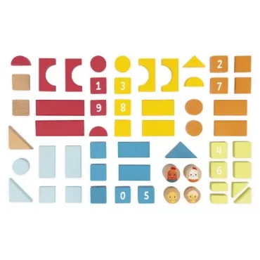 Baril de construction - Ferme - 56 pièces