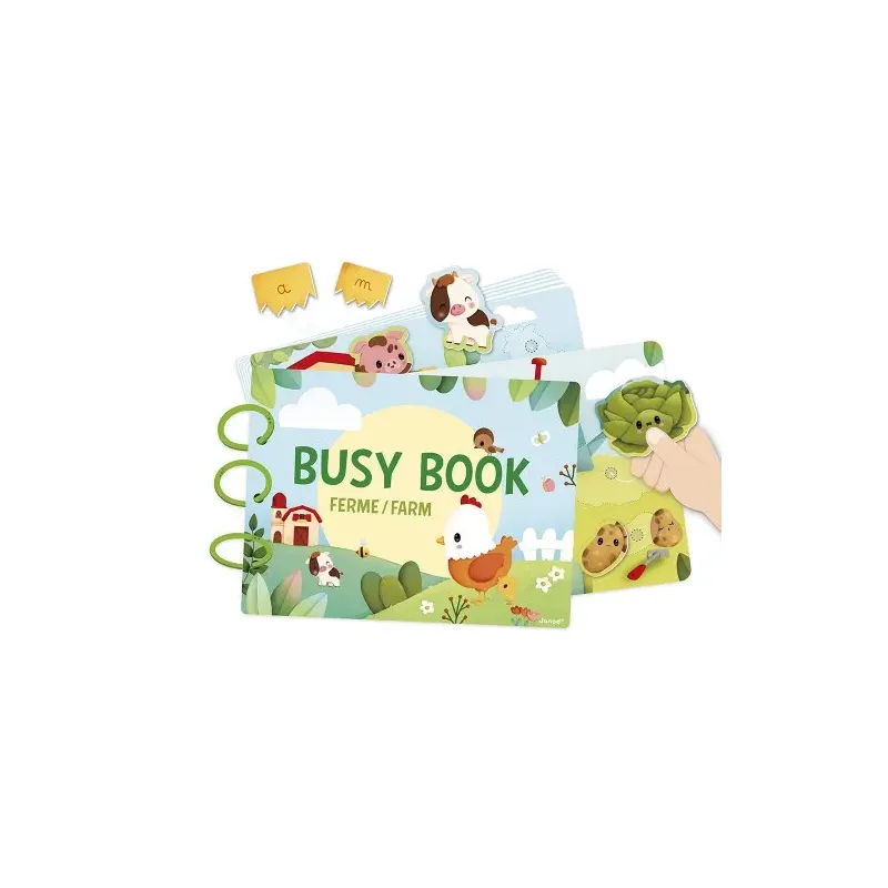 Busy-book - Ferme (Français/Anglais)
