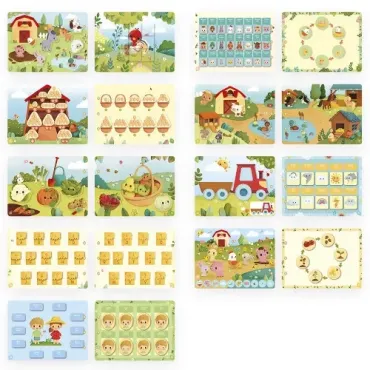 Busy-book - Ferme (Français/Anglais)