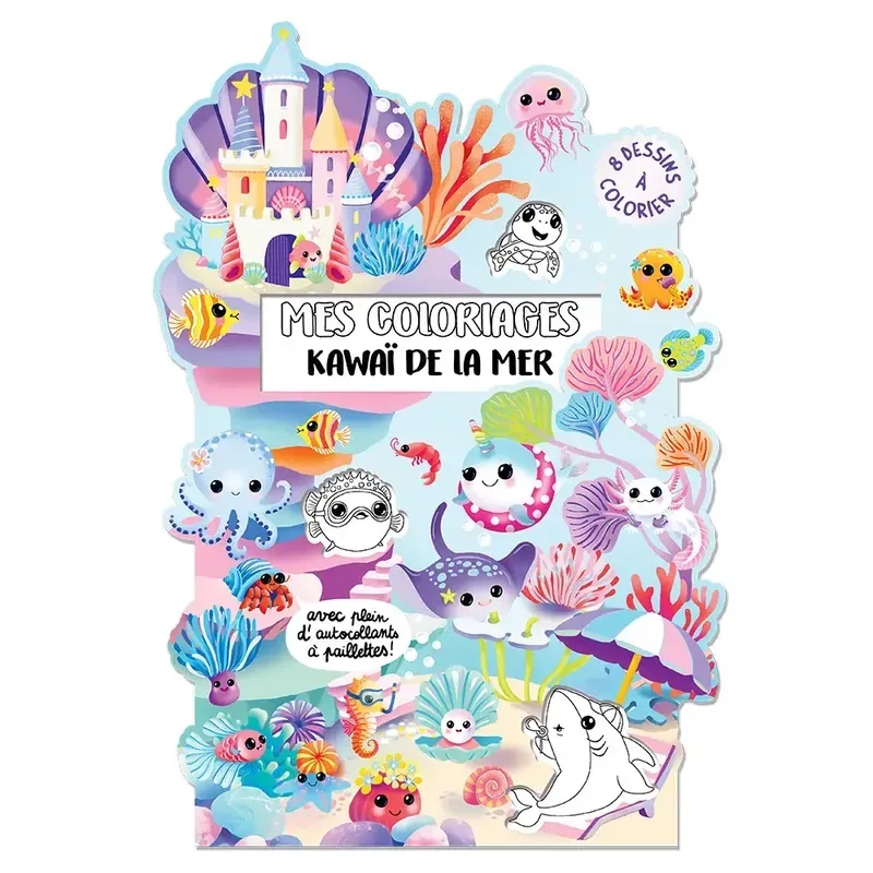 Set de coloriage - Kawaï de la mer