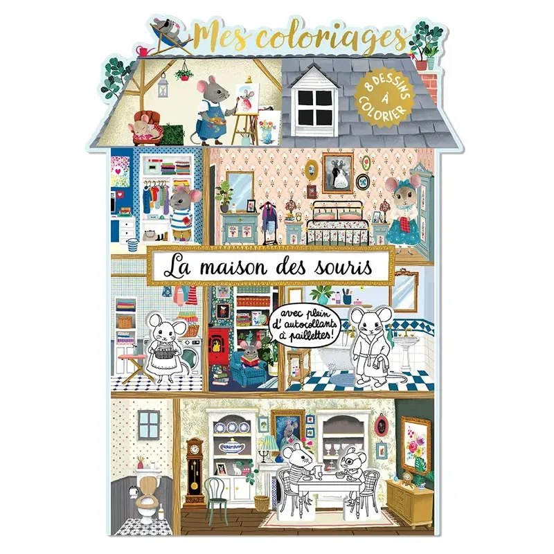 Set de coloriage - Maison des souris