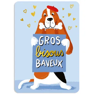 Carte postale - Gros bisous...