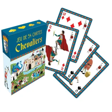 Jeu de 54 cartes - Chevaliers