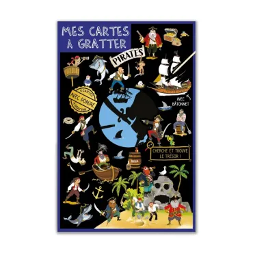 Cartes à gratter - Pirates