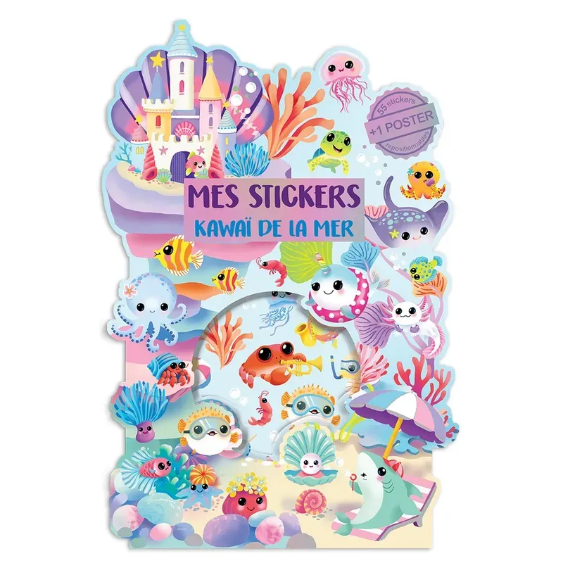 Poster + Sticker - Kawaï de la mer