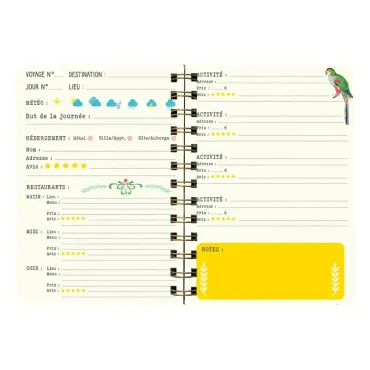 Carnet thématique - Mes voyaGes