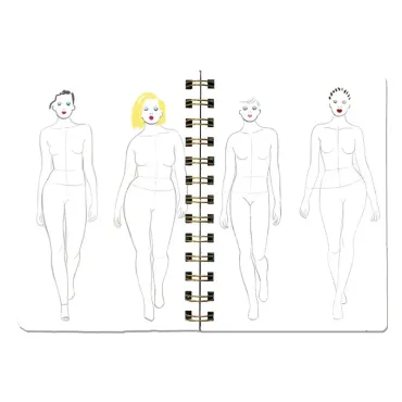 Carnet thématique - Mes croquis de mode