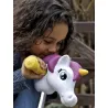 Tête de trottinette -  Licorne blanche