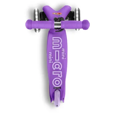 Trottinette 3 roues Mini Micro Deluxe - Violet LED