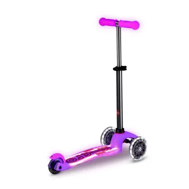 Trottinette enfant Mini Micro Deluxe - Glow Rose LED