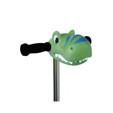 Tête de trottinette - Dinosaure vert