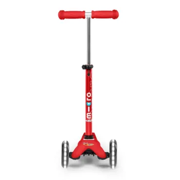 Trottinette 3 roues Mini Micro Deluxe Rouge LED