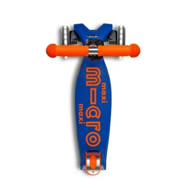 Trottinette enfant Maxi Micro Deluxe pliable Néon Orange LED