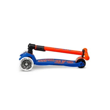 Trottinette enfant Maxi Micro Deluxe pliable Néon Orange LED