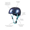 Casque Néochrome Bleu - LED - Taille M 