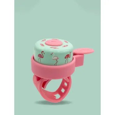 Sonnette trottinette - Flamant Rose