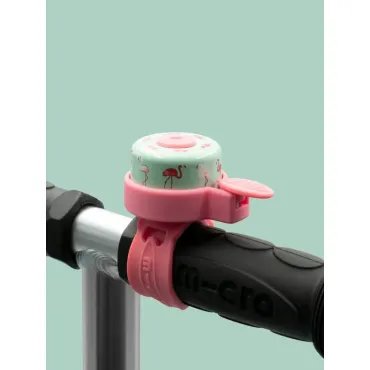 Sonnette trottinette - Flamant Rose