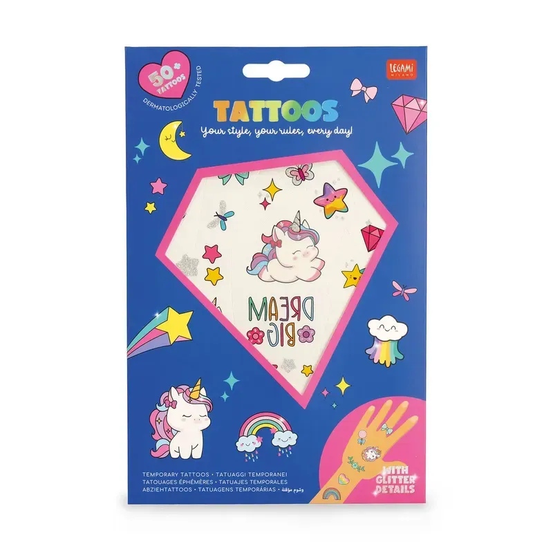 Tatouages Éphémères - Tattoos - Licorne