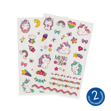 Tatouages Éphémères - Tattoos - Licorne