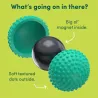Odds 3 Dots Green - Aimants antistress silicone souple