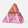 Pyramide antistress magnétique - Chrome pink