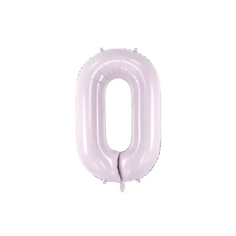 Ballon en aluminium 72cm - Chiffre ''0'' - Violet