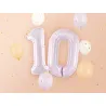 Ballon en aluminium 72cm - Chiffre ''0'' - Violet