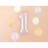 Ballon en aluminium 72cm - Chiffre ''1'' - Violet