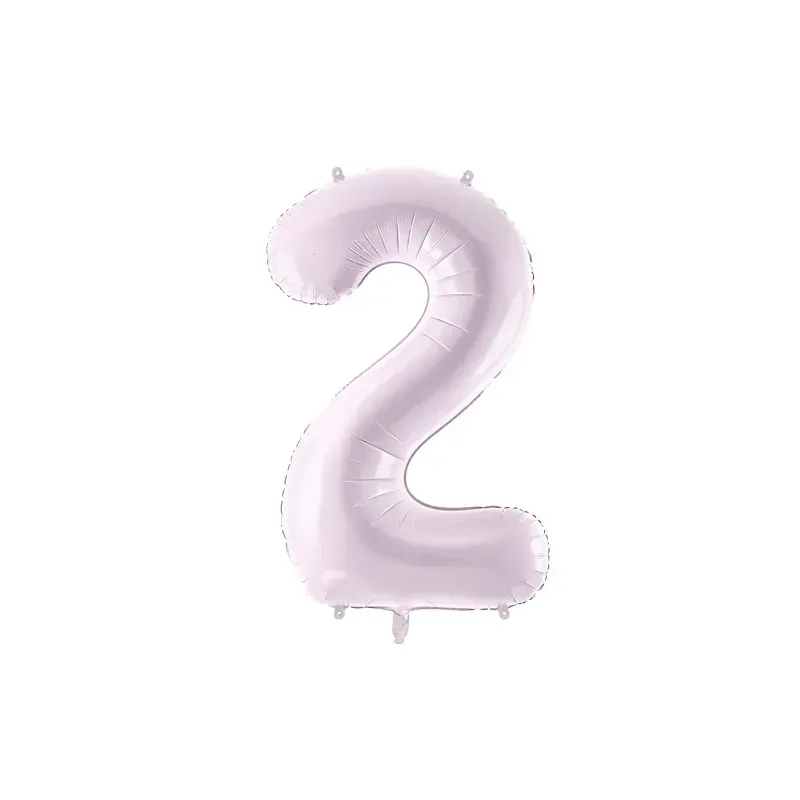 Ballon en aluminium 72cm - Chiffre ''2'' - Violet