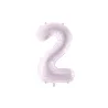 Ballon en aluminium 72cm - Chiffre ''2'' - Violet