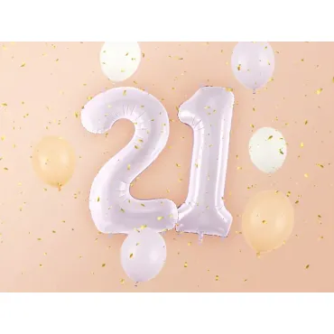 Ballon en aluminium 72cm - Chiffre ''2'' - Violet
