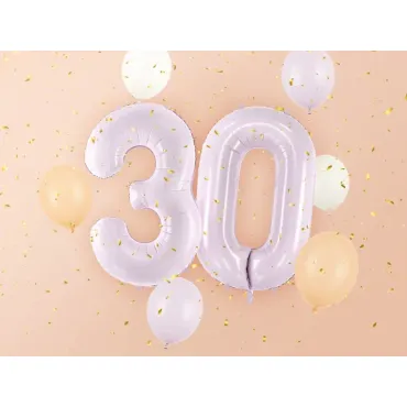 Ballon en aluminium 72cm - Chiffre ''3'' - Violet