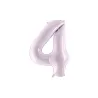 Ballon en aluminium 72cm - Chiffre ''4'' - Violet