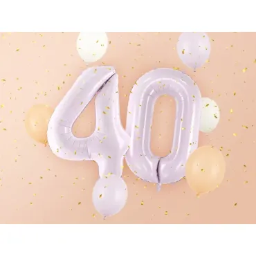 Ballon en aluminium 72cm - Chiffre ''4'' - Violet