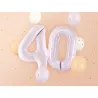 Ballon en aluminium 72cm - Chiffre ''4'' - Violet