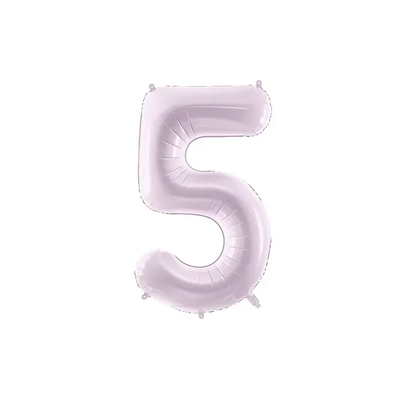 Ballon en aluminium 72cm - Chiffre ''5'' - Violet