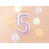 Ballon en aluminium 72cm - Chiffre ''5'' - Violet