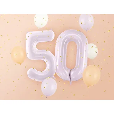 Ballon en aluminium 72cm - Chiffre ''5'' - Violet