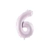 Ballon en aluminium 72cm - Chiffre ''6'' - Violet