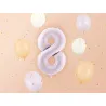 Ballon en aluminium 72cm - Chiffre ''8'' - Violet