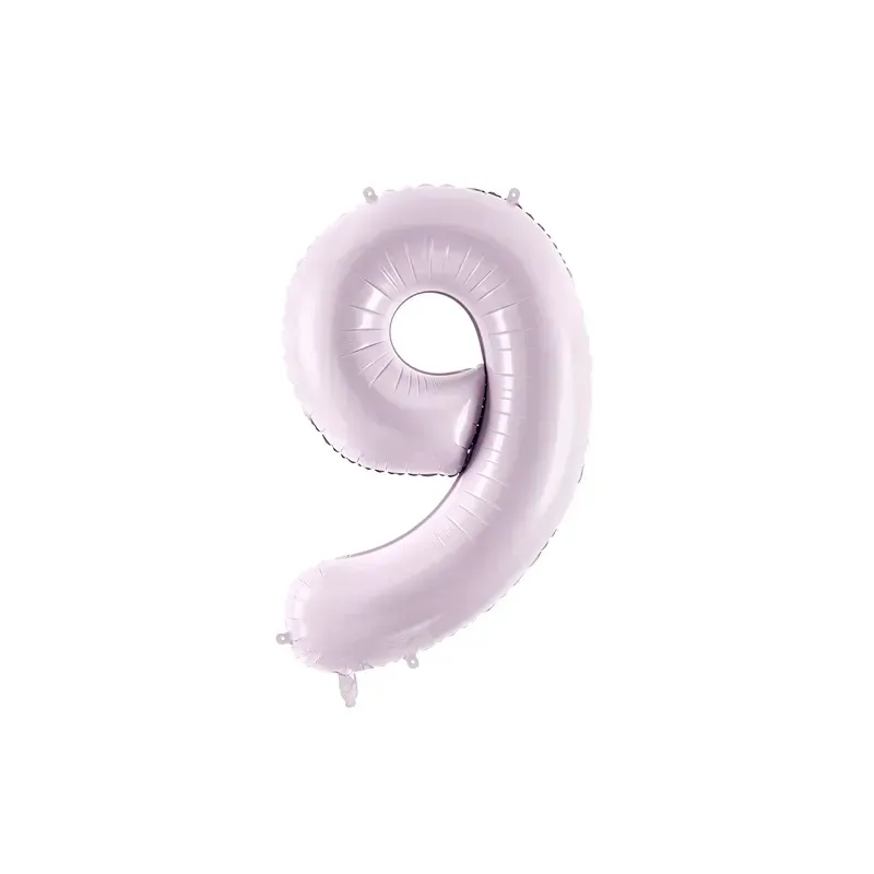 Ballon en aluminium 72cm - Chiffre ''9'' - Violet