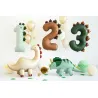 Ballon en aluminium 92cm - Chiffre ''1'' - Dinosaure