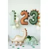 Ballon en aluminium 92cm - Chiffre ''2'' - Dinosaure