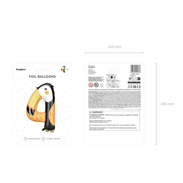 Ballon Mylar - Chiffre "4" - Tucan