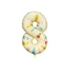 Ballon aluminium - Chiffre "8" - Serpent